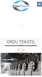 Mobile Screenshot of ordutekstil.com.tr